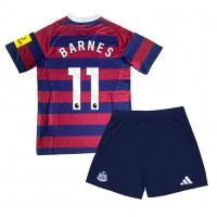 Newcastle United Harvey Barnes #11 Auswärts Trikotsatz Kinder 2024-25 Kurzarm (+ Kurze Hosen)